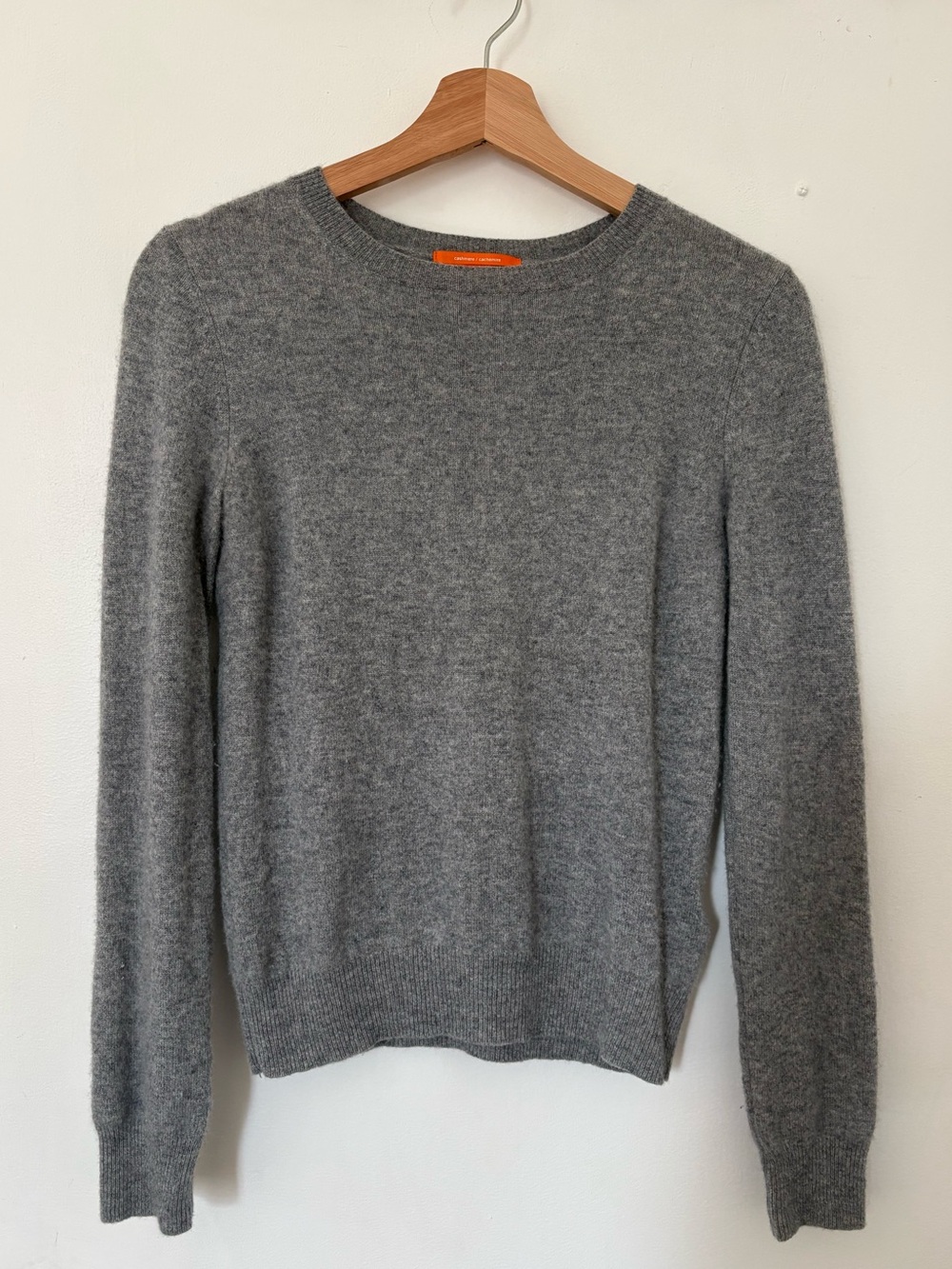 Gray Cashmere Sweater